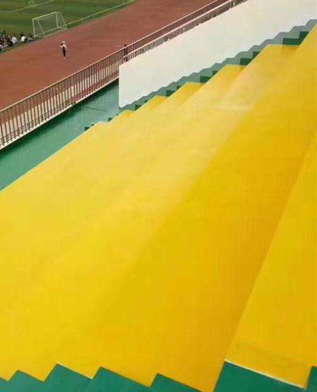 文安球场台阶翻新修补改造